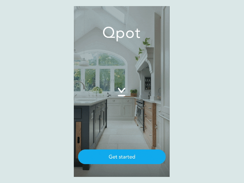 Qpot animation app design flinto gif interaction design ios product design sketch ui ux vector