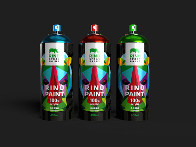 Packaging design for RINO paint brand branding design design agency logo design pack package package design packagedesign packing