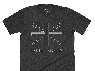 Untitled Kingdom t-shirt apparel england kingdom line monotone shirt stationary tee united untitled