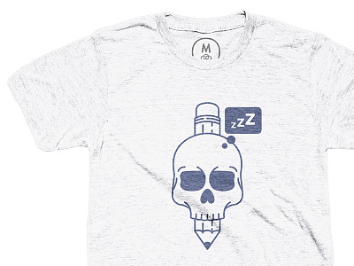 I'll sleep when I'm dead... apparel clothing pencil skull tee tshirt