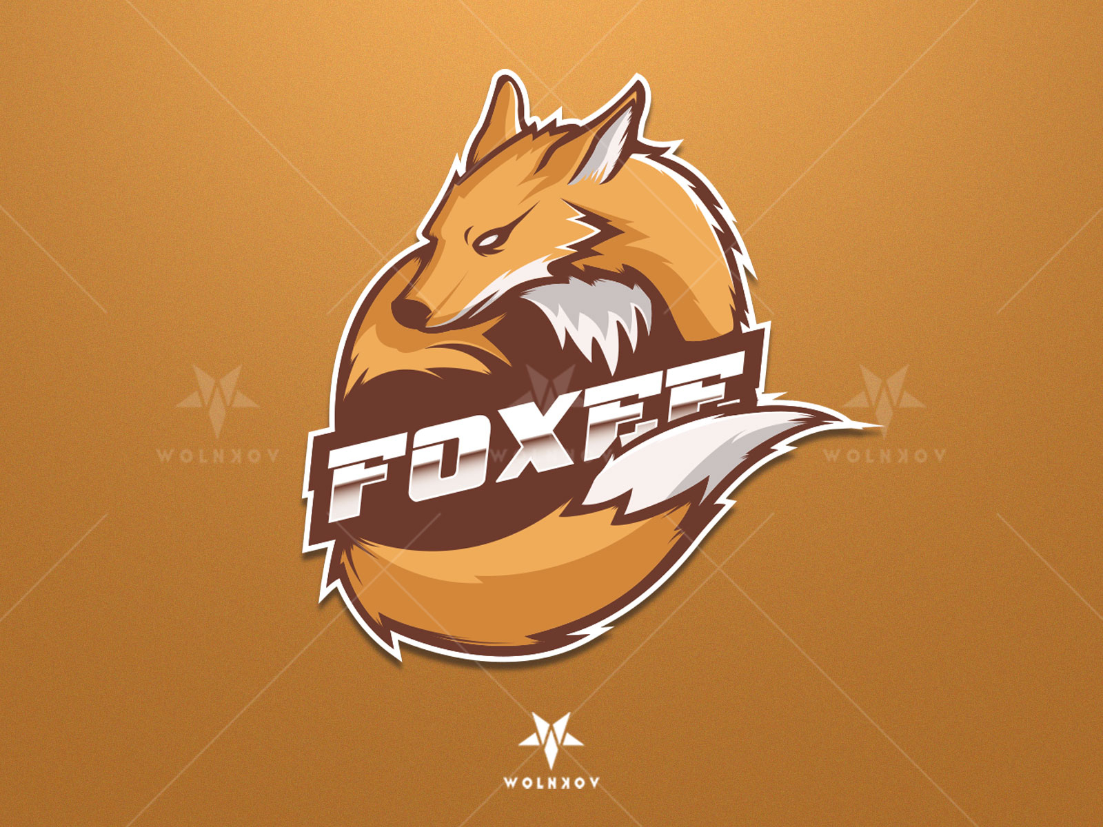 Foxee Mascot Logo by Wolnkov on Dribbble