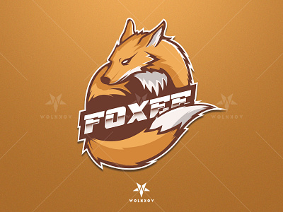 Foxee Mascot Logo branding design graphic design icon illustration logo vector