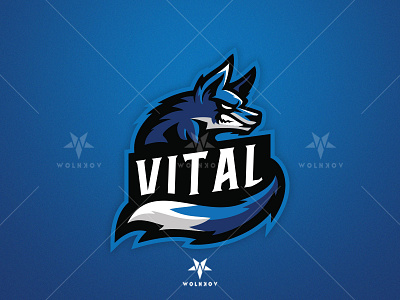 Vital Fox Mascot logo branding design graphic design icon illustration logo vector