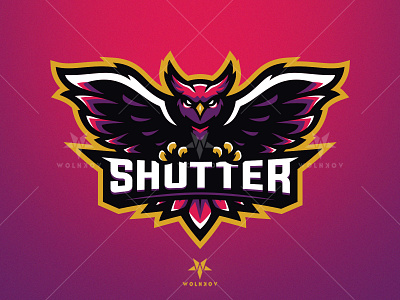 Shutter Owl mascot Logo branding design graphic design icon illustration logo vector