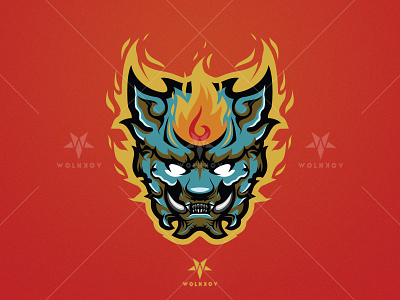 Ignis Mask branding design graphic design icon illustration logo mascot practice twitch vector youtube