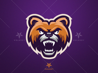 Bear Head Mascot