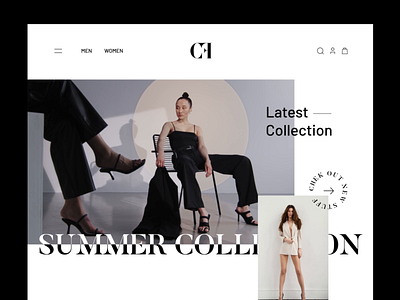 Fashion Website Animation after effects animation branding clean creative design fashion interaction miinmal minimal motion motion graphics product shop typography ui ux web webdesign website