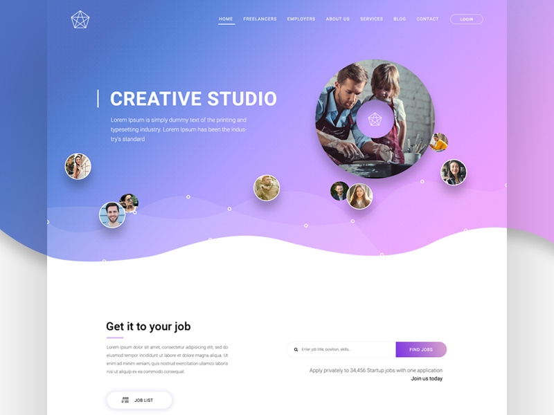 Job - Career page by intorque on Dribbble