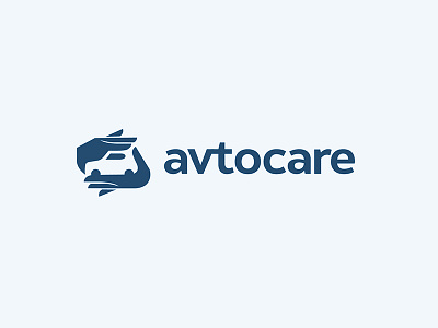 avtocare auto avto car care concept hand id identity logo logodesign