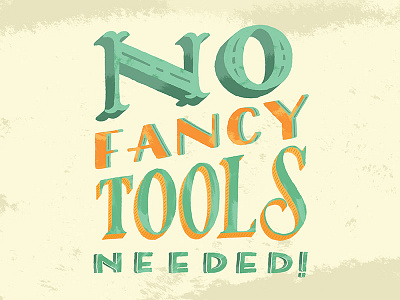 Lets get fancy hand lettering illustrator lettering photoshop texture tools type typography