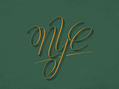 NYC hand lettering lettering new york city nyc photoshop postcardproject script typography vector