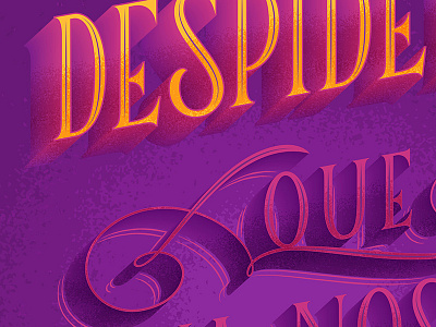 New project illustrator lettering sneak peek typography vector