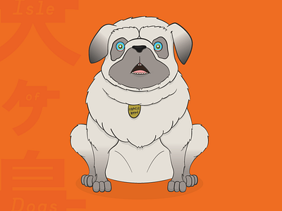 Oracle adobe art character cute dogs fan illustrator isle of oracle pug
