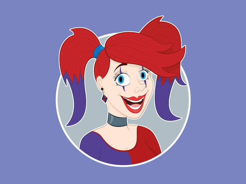 Harley Quinn cute woman character art fan joker batman dc quinn harley
