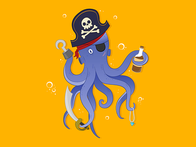 International Talk Like a Pirate Day cartoon cutlass day fun hook international octopus pirate purple rum talk