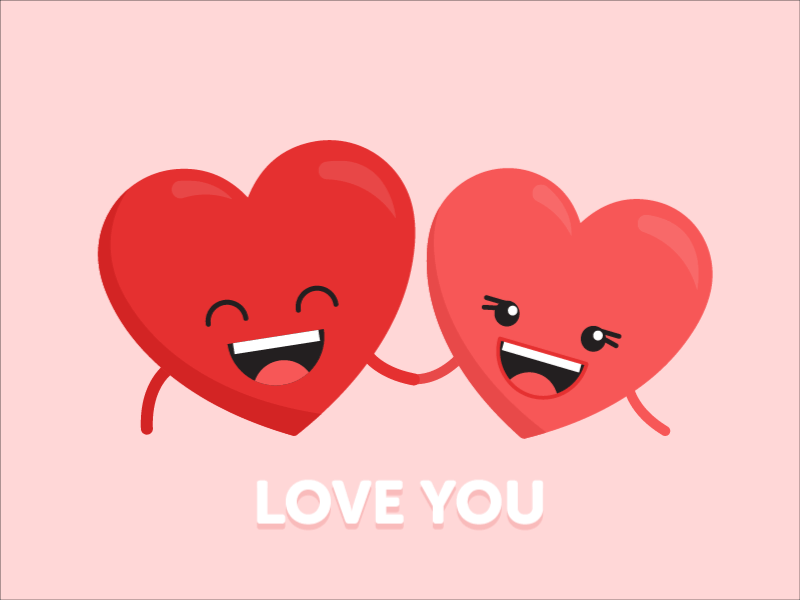Happy Valentines after effects after effects animation animation couple gif heart pink pulse soulmate valentines valentines day valentines day love notes