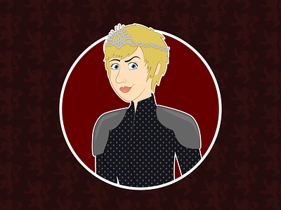 cersei lannister cartoon cersei characters fan art game of thrones lannister queen woman