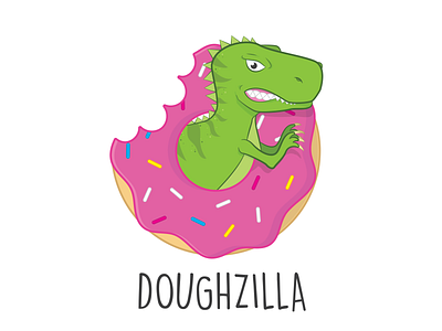 Doughzilla Logo