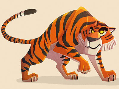Shere Khan animal character design jungle book shere khan tiger