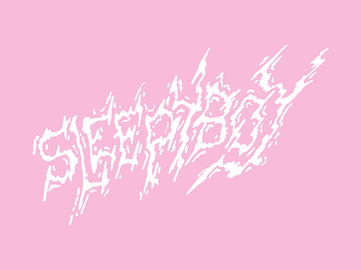 Sleepyboy \m/ lettering metal music typography