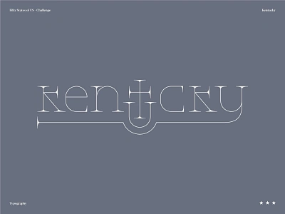 kentucky branding design identity lettering logo logotype symbol typography ui ux vintage