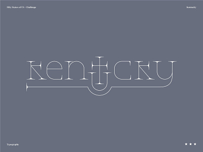 kentucky branding design identity lettering logo logotype symbol typography ui ux vintage