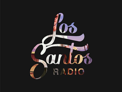 Los Santos Radio branding gta gtav icon lettering lettering logo logo los santos symbol typography typographylogo ui ux