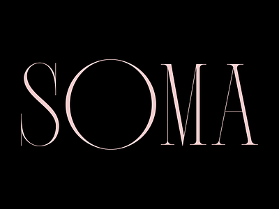 Soma brand and identity branding branding and identity cosmetic logo cosmetics feminine identity logotype skincare skincare branding symbol typography vintage woman