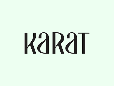 Karat - Wordmark - Version 1 brand and identity branding design identity logotype symbol typography ui