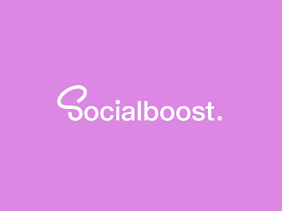 Socialboost brand and identity branding design graphic design identity illustration logo logotype symbol typography