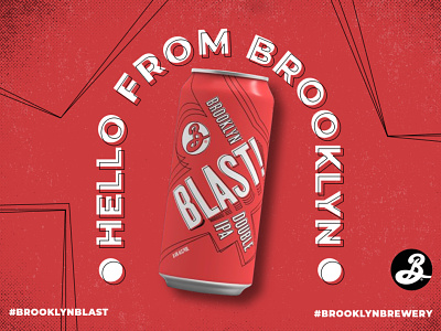 Brooklyn Blast advertising beer blast brand branding brewery brooklyn design key visual