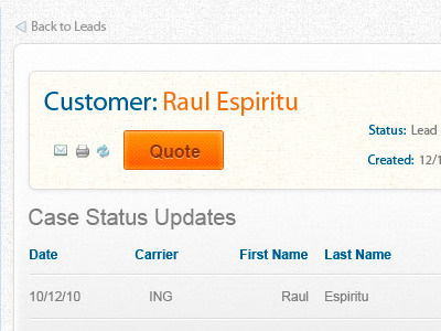 CRM User Interface detail texture ui user interface