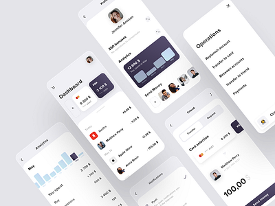 Banking App app design figma minimal sketch ui ux ux design