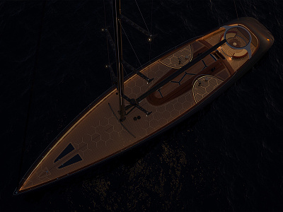 Grafito - sailing yacht grafito graphene ocean sea wood yacht