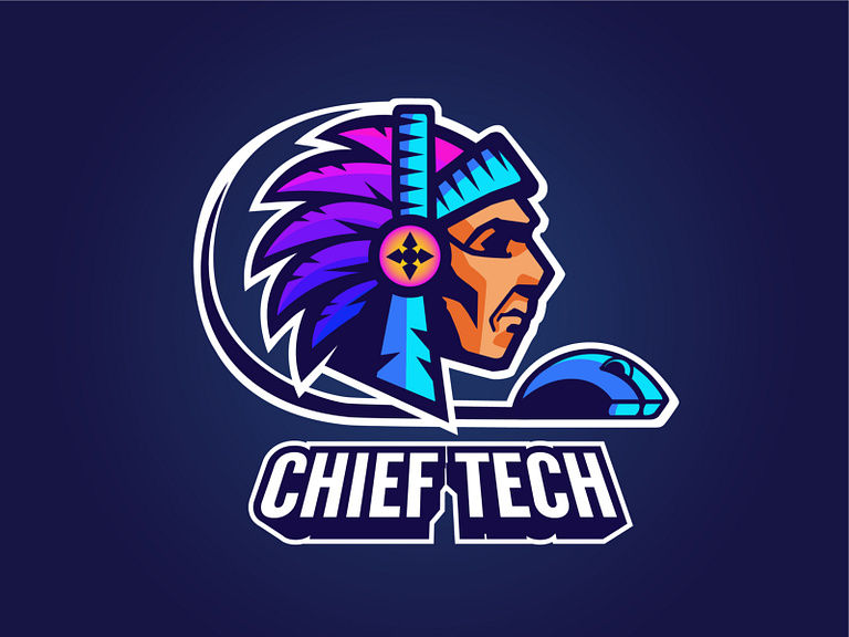 Chief Tech Logo Design by Irene Geller on Dribbble