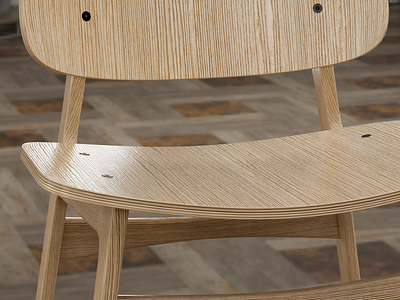 3D Model of Søborg Chair