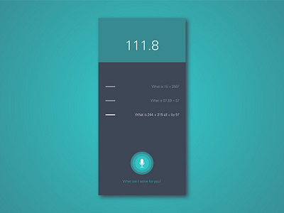 Daily UI 4 – Calculator