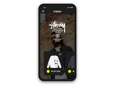 E-Commerce Shop 012/100 app dailyui design ecommerce fashion figma framer stussy ui