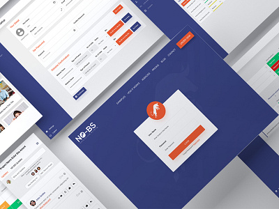 Client Management System Design app design sketch app ui ux design web app design