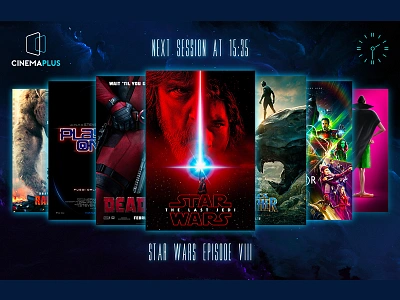 Movie Kiosk machines Interface design graphic uiux web