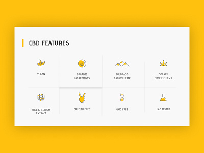 Icons - CBD Features