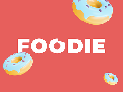 Foodie Marketing logo awesomecolors clean design illustration logo typogaphy