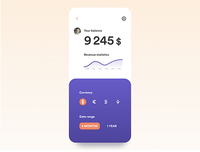 Dailyui #7 app app concept beautiful font bitcoin bright challenge clean currency dailyui design ethereum graphic typogaphy ux ui