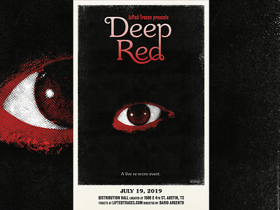 DEEP RED Poster for Lifted Traces