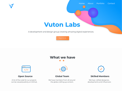 Vuton adobexd branding design header web webdesign website