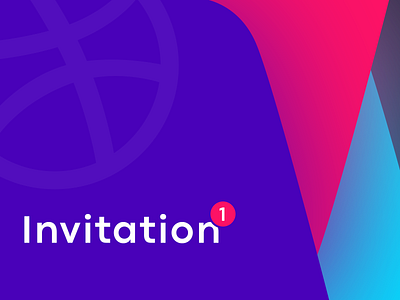 Dribbble invitation x ☝️