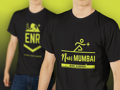 Navi Mumbai Night Runners (T-Shirt Design) activity design health minimal print design product design running screen printing tee tshirt walk