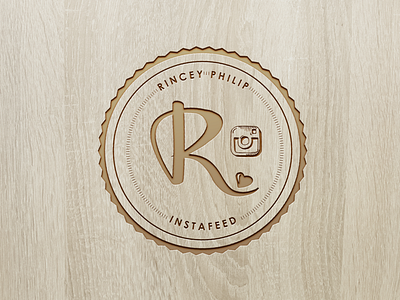 Instagram Monogram Design branding design engraved graphic inspiration interior design logo monogram print wood