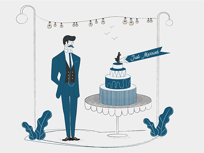 Wedding Illustration character design drawing graphic design graphics illustration