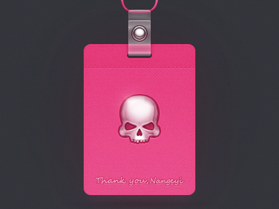 Thank you, Nangeyi card dribbble nangeyi skull thank you